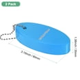 thumbnail image 3 of Uxcell 2-Pack Llavero Flotante para Navegación, Anillos de Llave Impermeables de Color Brillante para Deportes Acuáticos al Aire Libre [Azul Cielo], 3 of 6