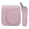 thumbnail image 1 of Funda protectora de cuero sintético para minicámara con correa ajustable para el hombro para cámara Instax Mini 7+ (rosa), 1 of 14