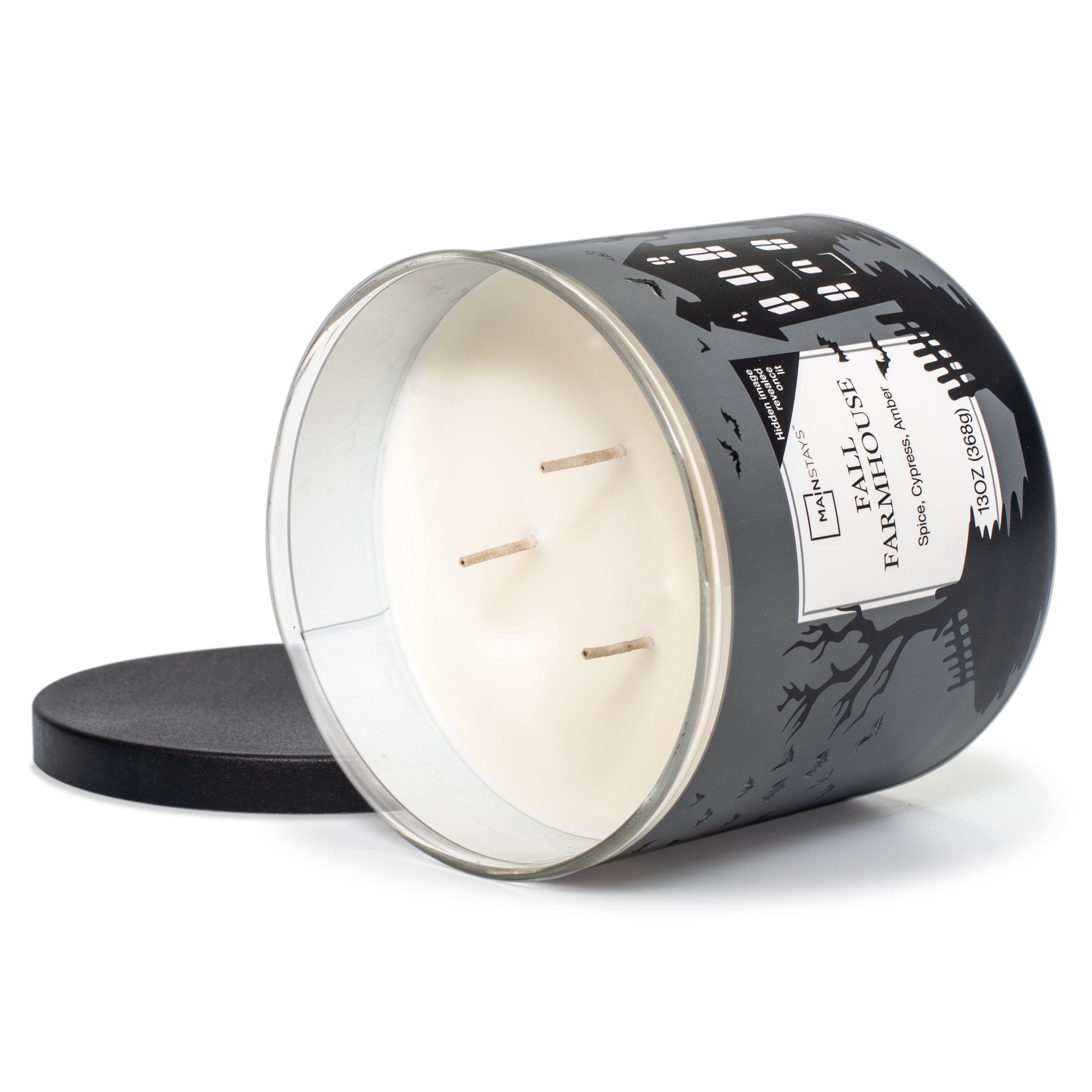 Mainstays Fall Farmhouse  Scented 3-Wick Candle, 13 oz.