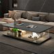 thumbnail image 4 of Mesa de centro de diseño acrílico de estilo moderno, Mesa de centro pequeña minimalista, decoración para sala de estar, Mesa Posta, muebles de entrada, 4 of 4