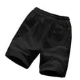 thumbnail image 4 of JIUKE Cotton Linen Shorts for Men Drawstring High Waisted Lounge Shorts Lightweight Summer Casual Beach Shorts, 4 of 4