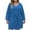 Blue, variant on hotojiny Plus Size Dresses for Women Fall V Neck Long Sleeve Casual Dress Tie Waist Rib Knitted Sweater Dresses