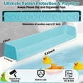 thumbnail image 2 of Bathtub Splash Guard for Tub - 31" Extra Long Silicone Bath Shelf, Prevent Water Spills & Messy Floors, Tub Edge Guard for Bathroom, 2 of 7