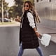 thumbnail image 4 of Pntutb - Chaleco acolchado de longitud media con capucha y un solo pecho para mujer, chaqueta con bolsillo sin mangas Pntutb Pntutb-2006, 4 of 8