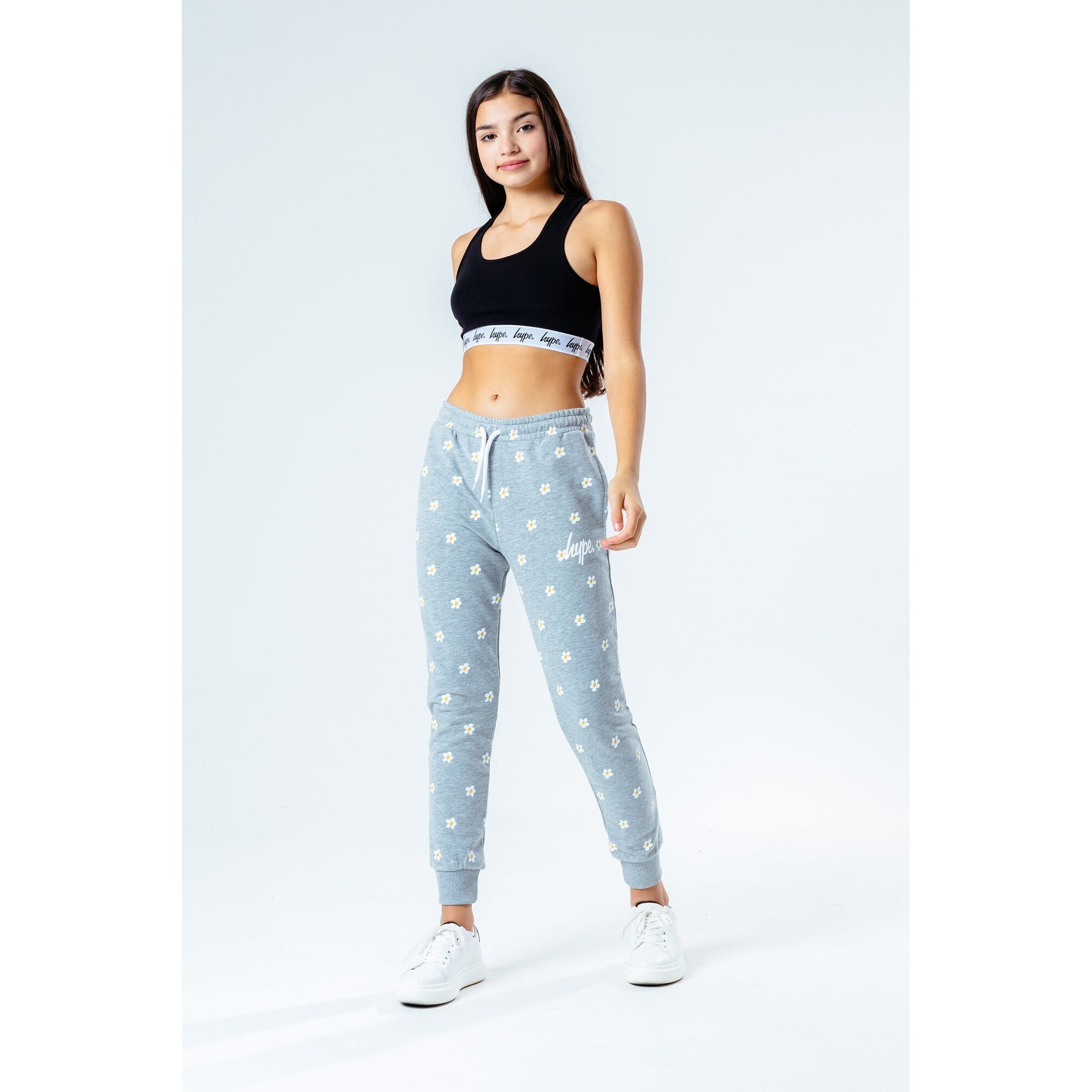HYPE DAISY REPEAT CROP KIDS JOGGERS