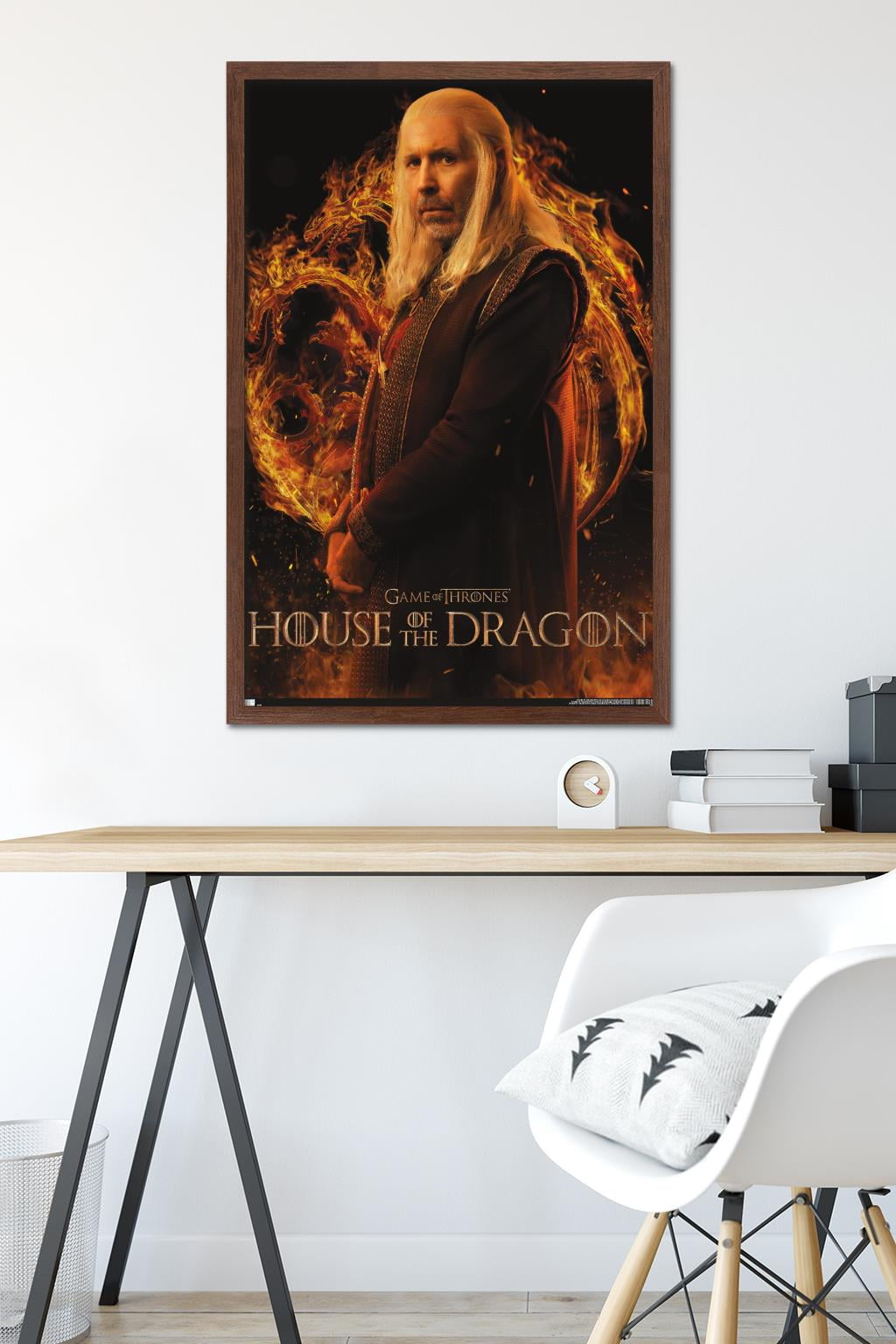 House of the Dragon - Viserys One Sheet Wall Poster, 22.375" x 34" Framed