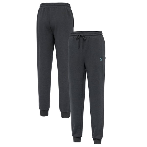 Men's Antigua Heather Charcoal Seattle Mariners Idol Jogger Pants