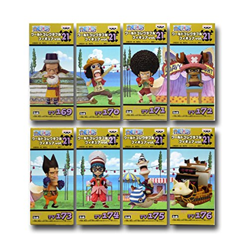 One Piece World Collectable Figure Vol 21 All Eight Species Japan Import Walmart Com Walmart Com