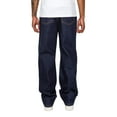 thumbnail image 4 of Victorious Men's Essential Baggy Raw Denim Jeans DL998 Indigo 32/32, 4 of 5