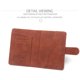 thumbnail image 5 of Funda para pasaporte, funda para tarjetas de pasaporte de viaje, funda tipo billetera, soporte para documentos de viaje multifunción, Funda de cuero PU, 5 of 5