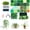 24+2, variant on 2026 New 5500 Pcs DIY Beaded Plant Kit, Green Glass Beaded Plant Kit with Rattan Basket, Forever Plant Beaded Making Kit for Jewelry Making DIY Craft, Leaf Beads for Jewelry Making