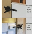 thumbnail image 5 of SHAR Gate Lock Automatic Lock-Metal Bolt Lock-Gravity Steel Latch Garden Fence-Black-Fixing Screws Provided, 5 of 5