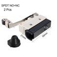 thumbnail image 2 of Unique Bargains 2PCS AZ-7124 SPDT 1NO+1NC Long Hinge Roller Lever Type Momentary Micro Limit Switch, 2 of 4