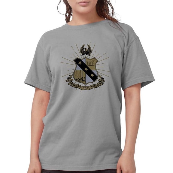 CafePress - Alpha Sigma Phi Coat Of Arms T Shirt - Womens Comfort Colors® Shirt