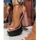 thumbnail image 2 of Zapatilla Sandalia de Tacon Casual para Dama Hanna MX  Rax Pink, 2 of 3