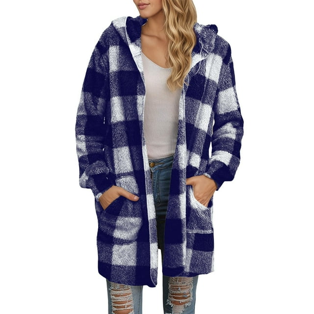 TINZ Veste Décontractée à Capuche avec Poches pour Extérieur Automne Hiver Coupe-Vent Chaude Légère Veste Juniors