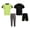 Black/ Light Green, variant on Clothes Boys’ 4-Piece Active Outfit Set – Includes 2 Graphic Tees, Jogger Pants & Shorts, Durable Everyday Clothing for Toddler to Big Boys Sizes (2T-12)