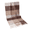 Brown and Beige, variant on STP GOODS 100% Sheep Wool Scarf with Fringe for Men and Woman 70.9x11.8" (180x30 cm) Unisex Plaid Scarf Wool Wrap, Brown and Beige