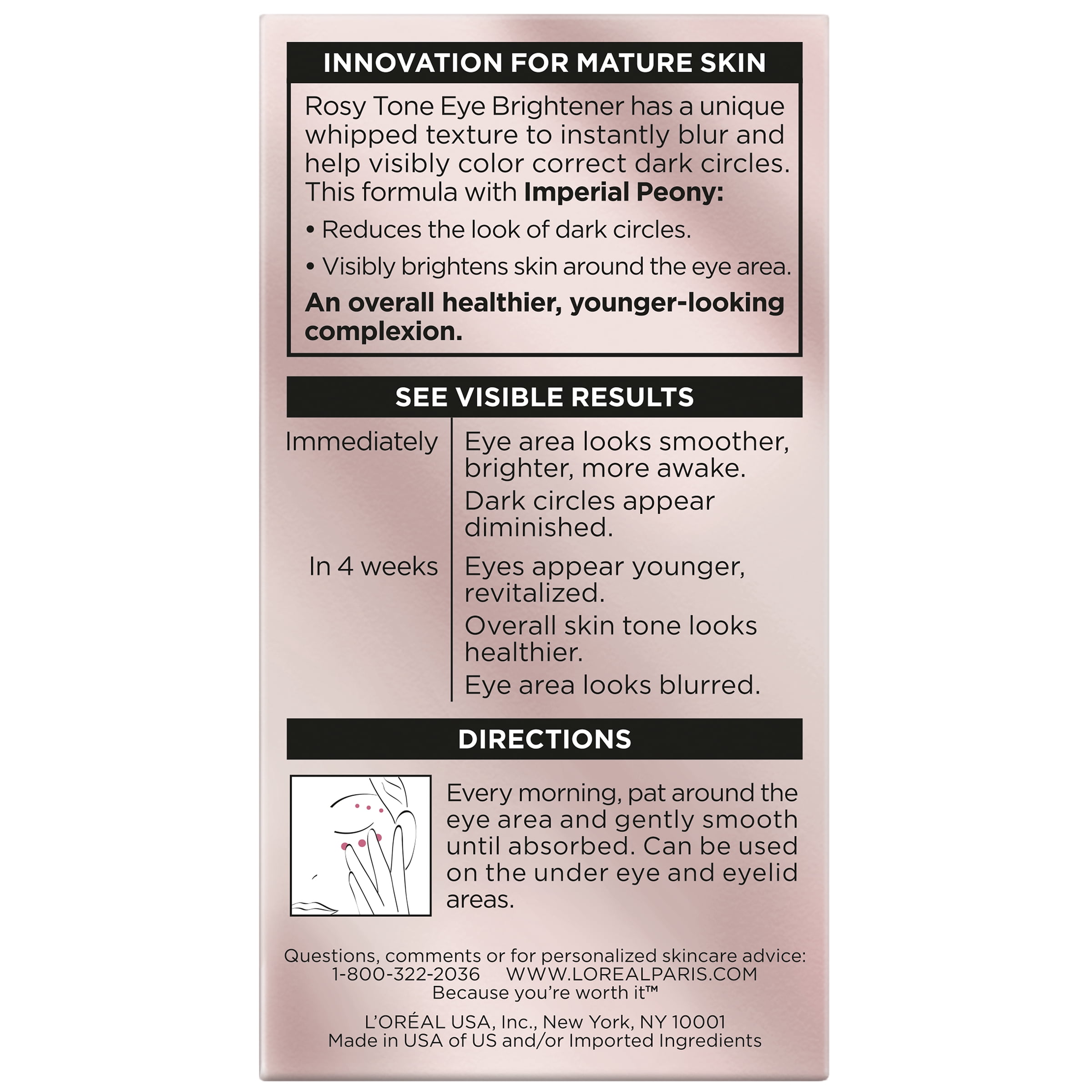 loreal under eye brightener