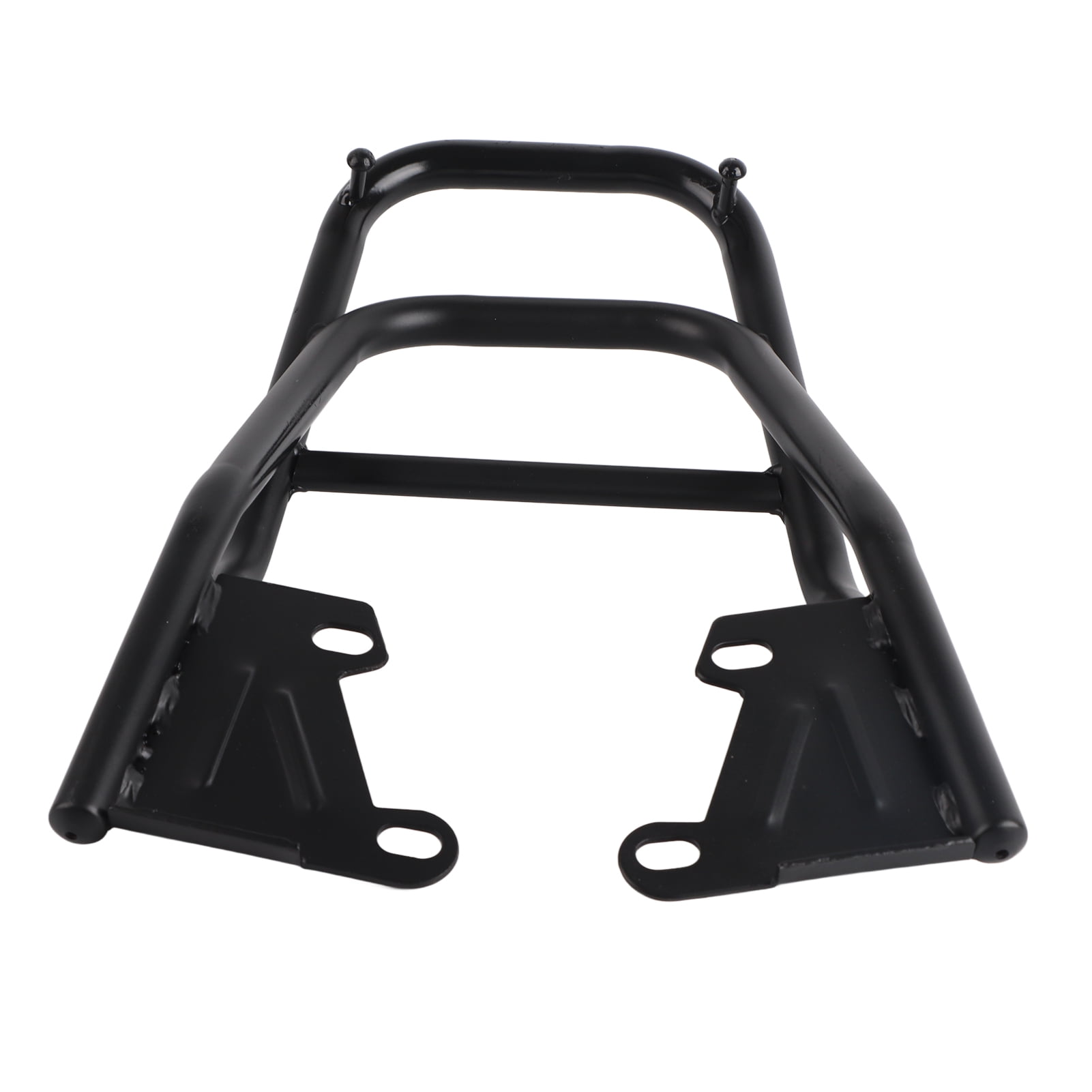 Porte-Bagages Réservoir Moto Universel Rétro - Support Tank Bag Fixation Ventouse Solide, Style Classique Noir