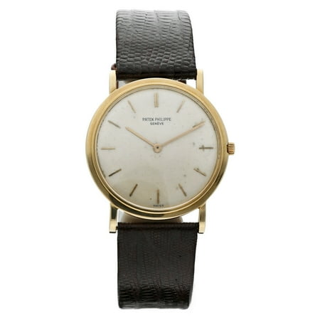 Patek Philippe Men's 32mm Manual 18k Wristwatch, Gold(Calatrava 3520)
