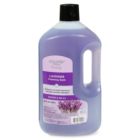 Equate Beauty Lavender Foaming Bath, 64 fl oz