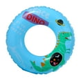 thumbnail image 1 of Gonflable Piscine Anneau Flotteur Tube Été Adultes Mignon Dinosaure Motif Cercle Enfants Plage, Bleu, 58cm, 1 of 5