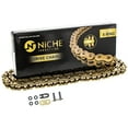 thumbnail image 6 of Niche Gold 420 X-Ring Chain 96 Links With Master Link Motorcycle 519-CDC2590H, 6 of 9