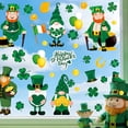 thumbnail image 2 of St Patricks Day Window Clings, Large Leprechaun Style Reusable Static Window Stickers for St Patricks Day Decorations, 2 of 7