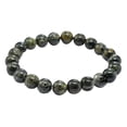 thumbnail image 5 of Natural Kambaba Jasper 8mm Round Shape Smooth Cut Beads Stretchable Bracelet for Men & Women., 5 of 5
