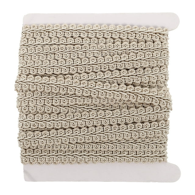 MasteelfCA 1 Roll Curtain Trim Ribbon DIY Polyester Braid Trim Pelmet Garment Edging