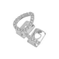 thumbnail image 1 of Unique Bargains 1 Pc Fake Grills Hip Hop Style Single Teeth Grillz Silver Tone, 1 of 6