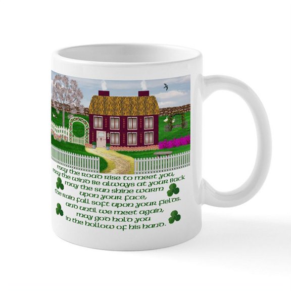 CafePress - May The Road Rise... Mug - 11 oz Ceramic Mug - Novelty Coffee Tea Cup