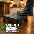 3.35 Inch Low Step Stool for Adults Seniors Black Grey Small - Walmart.com