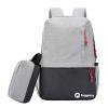 thumbnail image 1 of Sywqhk Mochila De Carga Usb Unisex De 2 Piezas Para Computadora Portátil De Negocios + Bolsa Pequeña (Gris) -186917.04 Sywqhk Para estrenar, 1 of 8