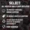thumbnail image 4 of Balón de fútbol Select Numero 10, pack de 8 con bolsa y bomba, 4 of 7