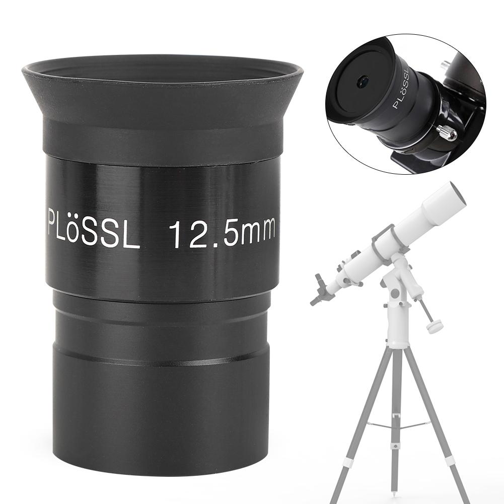 Black Metal 10mm 1.25inch Multilayer Wideband Coating Monocular Eyepiece for Astronomical Telescope Accessory for 1.25in Astronomic Telescope Telescope Lens