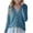 Blue, variant on BXJX Girls Cardigan Sweaters Size 6, Button Down Casual Long Sleeve V Neck Fall Knit Layering Tops