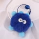 thumbnail image 1 of Adornos colgantes de peluche de conejo con forma de bola de carbón, genio de dibujos animados, llavero para bolso hecho a mano, colgante de bola de carbón pequeña, 1 of 1