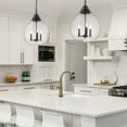 thumbnail image 4 of Golden Lighting Ariella 3-light Pendant in Matte Black, 4 of 6