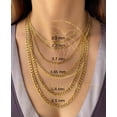 thumbnail image 4 of 2.3mm-6.5mm Dainty Open Link Chain Necklace 16" - 24" (Unisex), 4 of 5