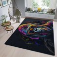 thumbnail image 3 of Monkey Rug & Home Decor-Cool Gorilla Black Area Rugs-Animal Monkey Rug Carpet Durable & Non-Slip Modern Rugs for Living Room Bedroom Man Cave Decorative-C84XE, 3 of 7