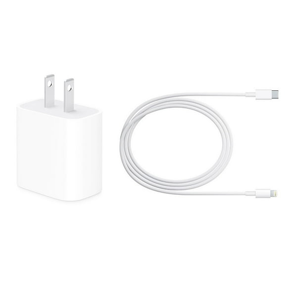 35W Type USB C Chargeur Mural Rapide Adaptateur d'Alimentation + 3.3Ft USB-C à Câble Foudre Compatible pour iPhone 11 / 12 Pro Max / iPad Air Mini Pro