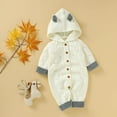 thumbnail image 2 of Kiplyki Flash Toddler Pants Newborn Girls Boys Winter Warm Knit Outwear Sweater Hooded Romper Jumpsuit, 2 of 8