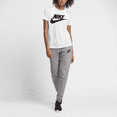 thumbnail image 5 of Nike Sportswear Essential Women's Logo Short Sleeve Top White/Black 829747-100, 5 of 6