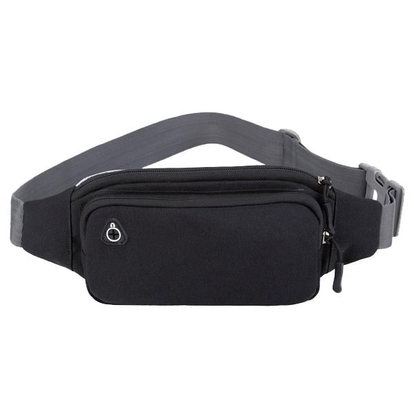 Cangurera Deportiva Unisex, Diseño Delgado con Orificio para Audífonos, Talla Ajustable Genérico KANGU