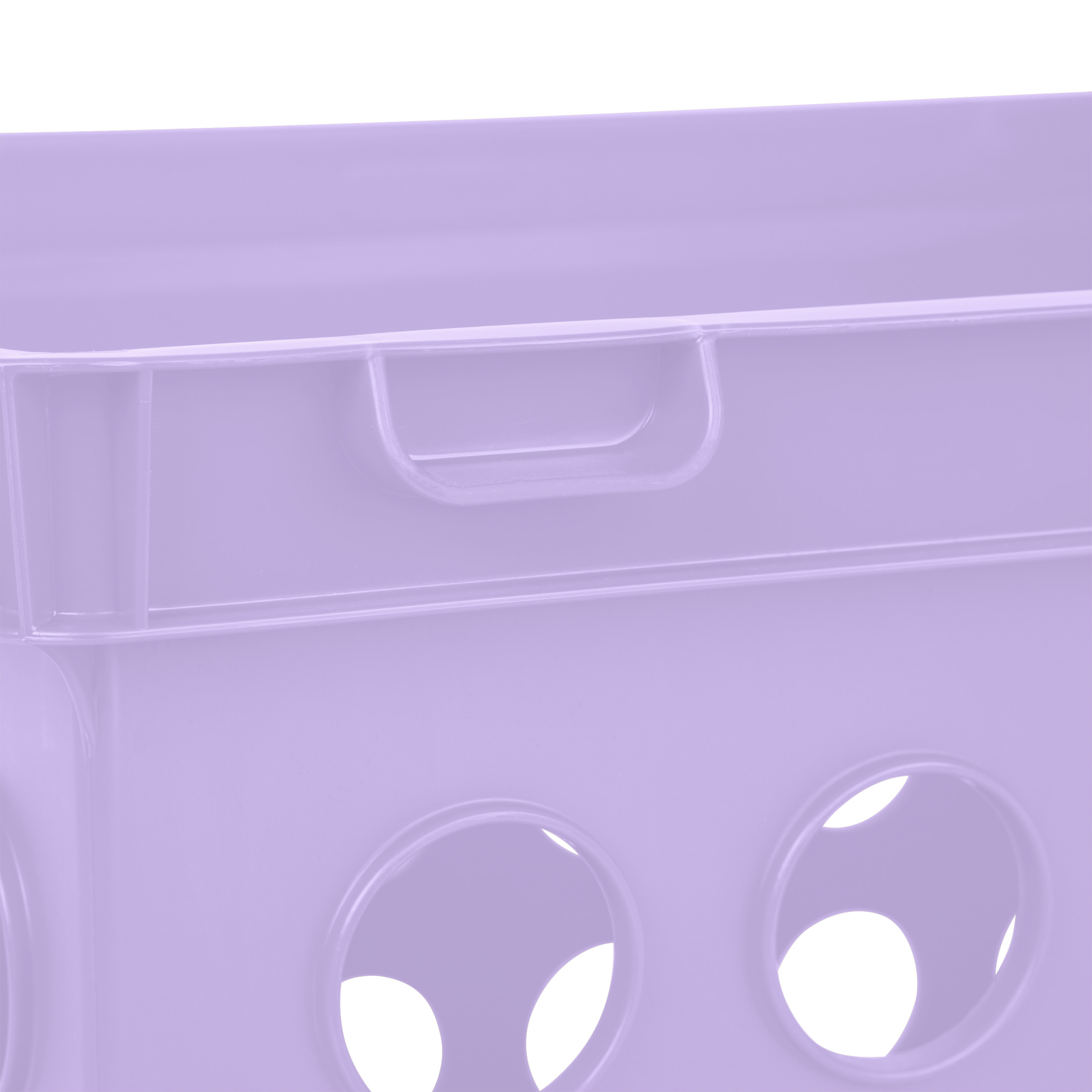 Sterilite File Crate, Versatile Plastic Bin with Through Handles, Letter or Legal-sized File Storage, Stackable, Lavender Sky