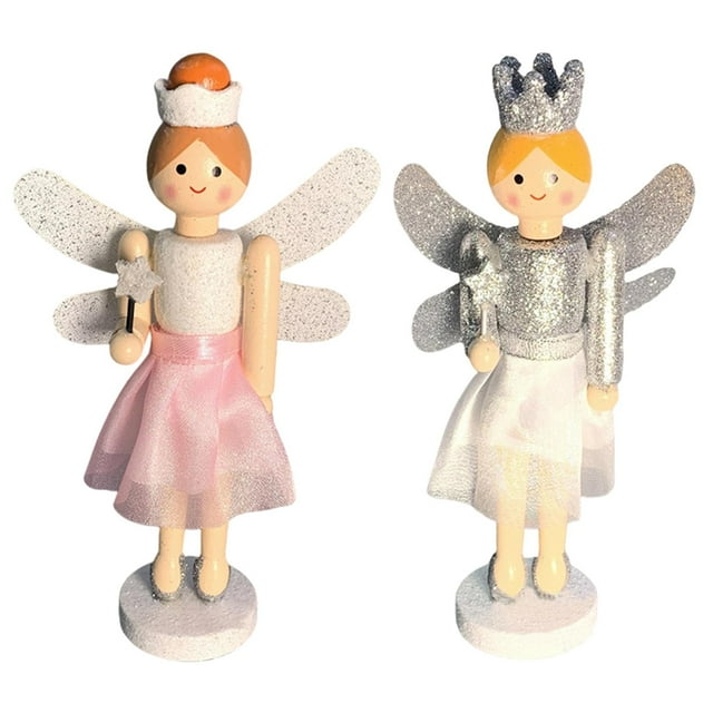 Adornos de Cascanueces Grandes de 2 Pulgadas Muñeca Hecha a Mano de Madera Decoraciones Colgantes de Navidad Zulema soldado cascanueces