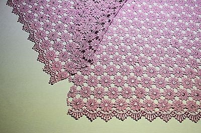 Lily 37" Daisy Venice Lace Fabric All Over Both Side Scalloped Edge 9 colors