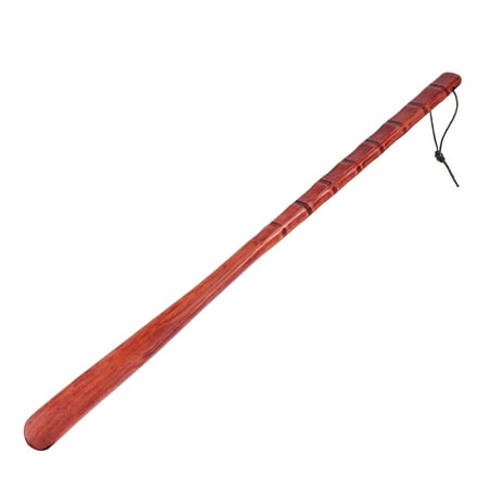 

NUOLUX Home Lifter Shoe Horn Long Handle Wooden Portable Useful Shoehorn Stick
